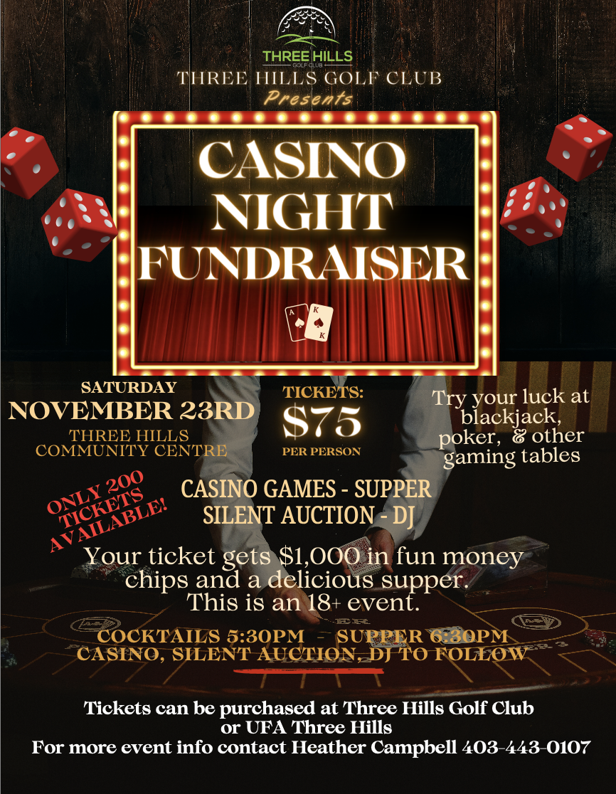 Black & Red Festive Casino Night Flyer